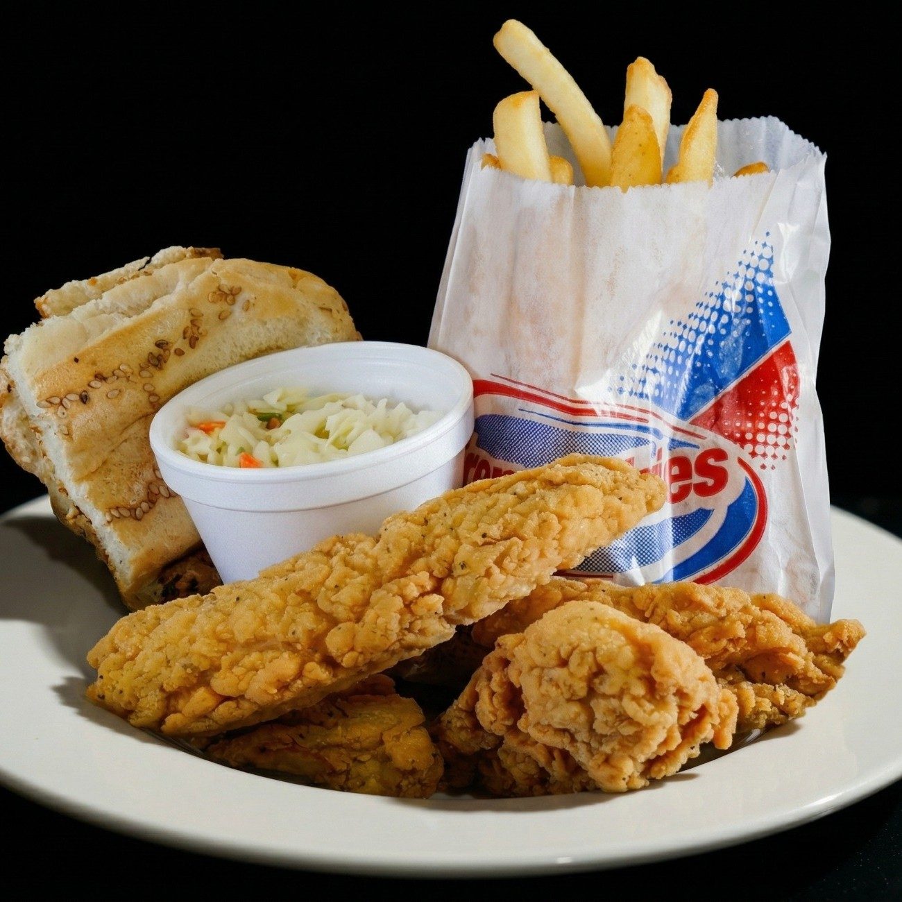 Chicken Finger Dinner.