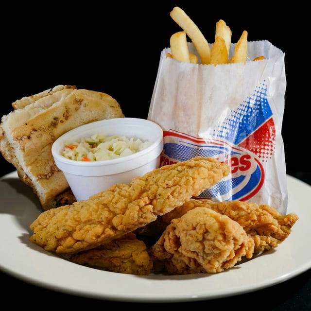 Chicken Finger Dinner.